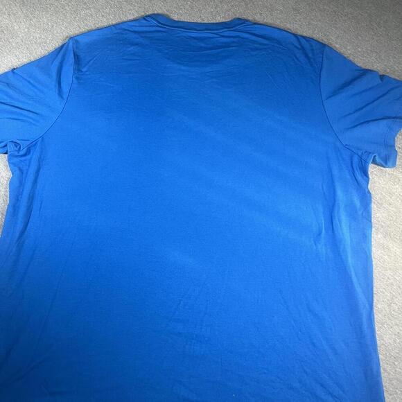 New VRST UV Protection Breath ability Mens XXL Blue Crew Neck T-Shirt w Pocket - Picture 6 of 7